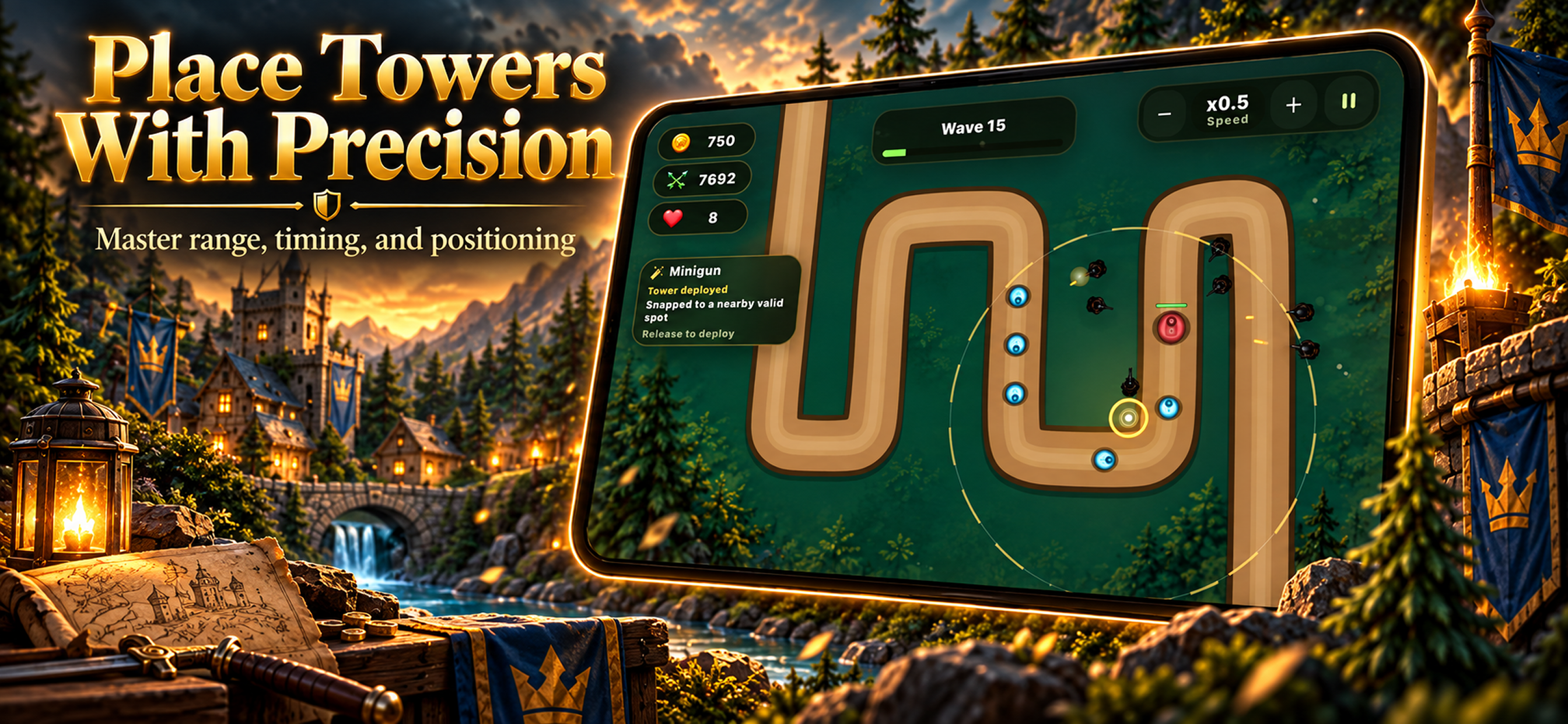 Endless Village Defense gameplay screenshot 4
