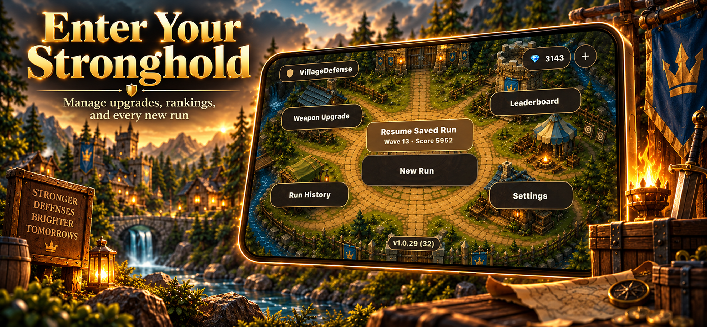 Endless Village Defense gameplay screenshot 6